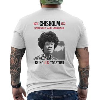Usa 1972 Campaign Poster Unbought Unbossed Shirley Chisholm Tank Top Mens Back Print T-shirt - Thegiftio UK