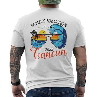 Vacay Mode Family Squad Group Family Vacation Cancun 2023 Men's T-shirt Back Print - Seseable