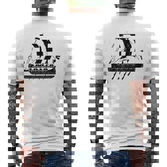 Vaisseauiking Drakkar Dragon T-shirt imprimé au dos - Cadeauxyz