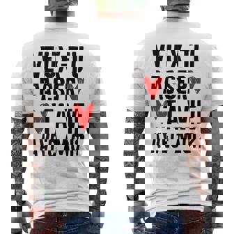 Veux Tu Te Pacser Avec Moi Demande Pacs Couple Coeur Amour T-shirt imprimé au dos - Cadeauxyz