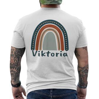 Viktoria Iktoria Name Geburtstag Geschenk Personali T-Shirt mit Rückendruck - Seseable