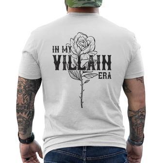 In My Villain Era Book Reader Fantasy Romance Empowerment Men's T-shirt Back Print - Thegiftio UK