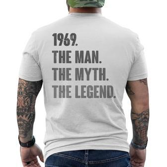 Vintage 1969 54Th Birthday Decoration 54 Year Old Classic Men's T-shirt Back Print - Monsterry AU