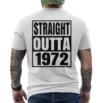 Vintage 1972 Limited Edition Bday 1972 Birthday Men's T-shirt Back Print - Monsterry CA