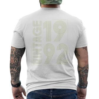 Vintage 1992 T For Retro 1992 Birthday Men's T-shirt Back Print - Monsterry DE