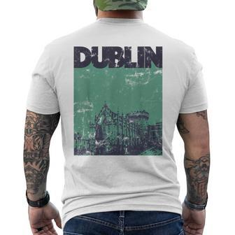 Vintage 70S Style Dublin Ireland Mens Back Print T-shirt - Thegiftio
