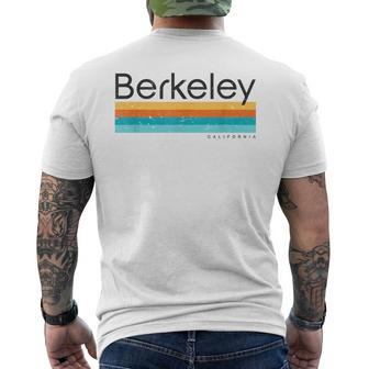 Vintage Berkeley California Ca Retro Men's T-shirt Back Print - Monsterry CA