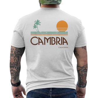 Vintage Cambria California Men's T-shirt Back Print - Monsterry AU