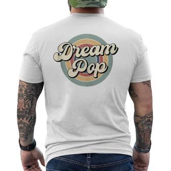 Vintage Dream Pop Retro Music Men's T-shirt Back Print - Monsterry CA