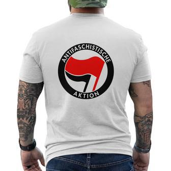 Vintage Germany Antifaschistische Aktion Anti Fascist T Shirt Mens Back Print T-shirt - Thegiftio UK