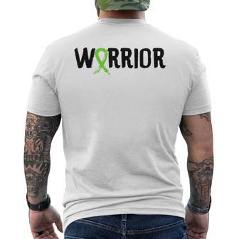 Warrior Lymphoma Cancer For Lymphoma Cancer Warrior Men's T-shirt Back Print - Monsterry