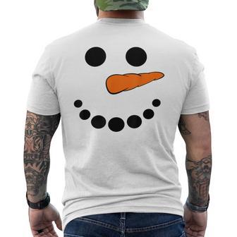 Weihnachten Schneemann Geschenk Costume Fancy Dress T-Shirt mit Rückendruck - Seseable