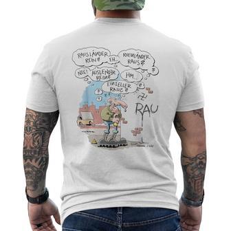 Werner Eineller Raus T-Shirt mit Rückendruck - Seseable