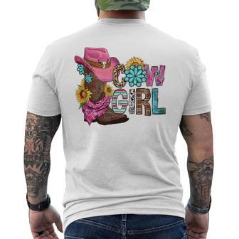 Western Cowgirl For Girls Women Men's T-shirt Back Print - Monsterry DE