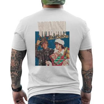 Wham Last Christmas Shirt Mens Back Print T-shirt - Seseable