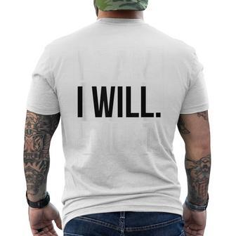 I Can I Will I Must I Can Melanin Pride Men's T-shirt Back Print - Monsterry UK