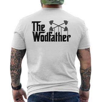 The Wodfather T Workout Gym Saying Men's T-shirt Back Print - Monsterry