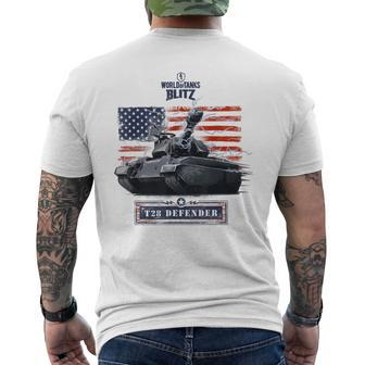 World Of Tanks Blitz T28 Defender T-Shirt mit Rückendruck - Seseable