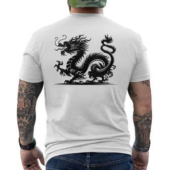 Year Of The Dragon Chinese New Year Zodiac Men's T-shirt Back Print - Thegiftio UK