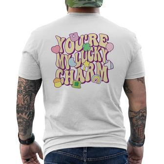 You're My Lucky Charm Feeling Lucky Vibes StPatrick' Day Men's T-shirt Back Print | Mazezy CA