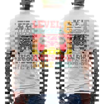 Youth Level 8 Unlocked Vintage Video Game 8Th Birthday Gamer Men's T-shirt Back Print - Thegiftio UK