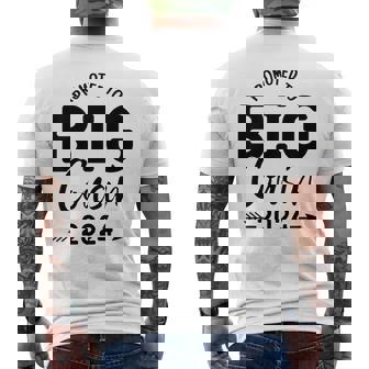 Youth Promoted To Big Cousin 2024 Big Cousin 2024 Men's T-shirt Back Print - Thegiftio
