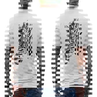Zebra T Zebra For Girls Zebra Lovers Zebra Men's T-shirt Back Print - Thegiftio