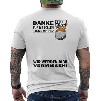 Zum Farewell College & Colleague's Jobwechsel Gray S T-Shirt mit Rückendruck - Seseable