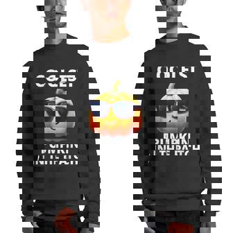 Coolest Pumpkin In The Patch Halloween Kids V2 Men Crewneck Graphic Sweatshirt - Thegiftio UK