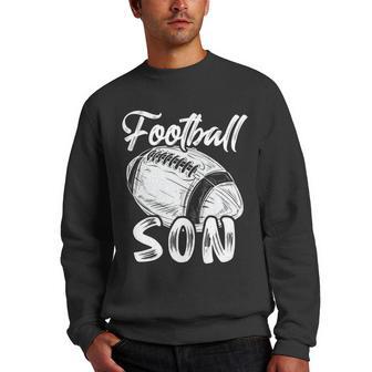 Football Son For Him Men Family Matching Players Fathers Day Men Crewneck Graphic Sweatshirt - Thegiftio UK