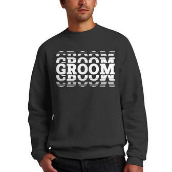 Great Groom For Great Man Men Crewneck Graphic Sweatshirt - Thegiftio UK