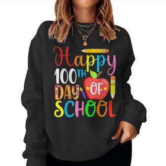 100 Days Of School Teacher And Student T Women Sweatshirt | Mazezy