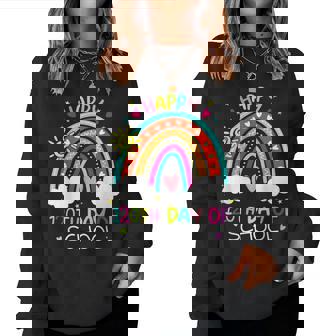 120Th Day Of School Rainbow 120 Days Smarter Teacher Women Sweatshirt - Seseable