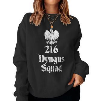 216 Dyngus Squad Polska Apparel Polish Pride Cleveland Women Sweatshirt - Monsterry CA