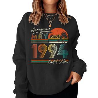 30 Years Old Vintage May 1994 30Th Birthday Women Women Sweatshirt - Monsterry UK