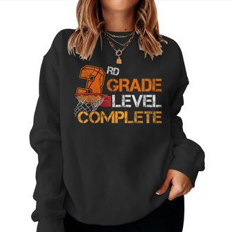 3Rd Grade Level Complete Basketball Last Day Of School Boys Women Sweatshirt - Monsterry CA
