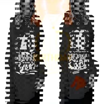 40 Años 40 Cumpleaños Birthday Queen 40 Sudadera Mujer - Regaloses