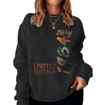 40Ème Anniversaire Homme 40 Ans I Juillet 1984 Women Sweatshirt - Cadeauxyz