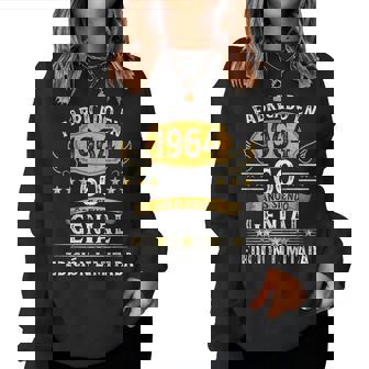 60 Cumpleaños 60 Años Hombre Retro Fabricado En 1964 Sudadera Mujer - Regaloses
