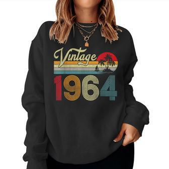 60 Years Old Vintage 1964 60Th Birthday Retro Women Sweatshirt | Mazezy DE