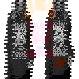 This Is My 70'S Costume 1970S Party 70S Outfit Retro Women Sweatshirt - Seseable