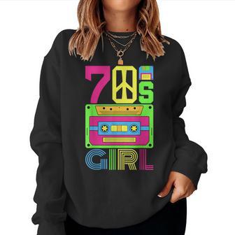 70S Girl 1970S Themed Party Seventies Costume 70S Outfit 70S Women Sweatshirt - Thegiftio UK