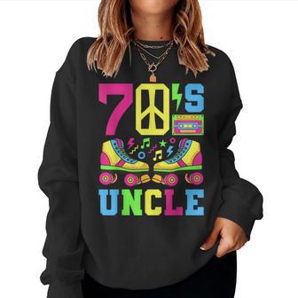 70S Uncle 1970S Theme Party Seventies Costume 70S Outfit 70S Women Sweatshirt - Thegiftio UK
