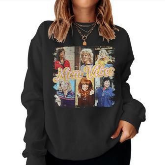 80'S 90'S Mom Vibes Mom Life Mother's Day Vintage Mama Women Sweatshirt - Seseable