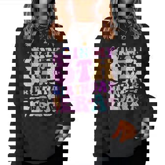 In My 8Th Birthday Era Eight Bday 8 Year Old Birthday Girl Women Sweatshirt | Mazezy