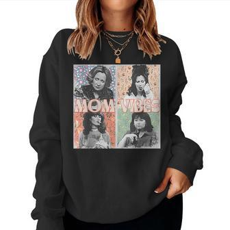 90’S Mom Vibes Vintage Mom Life Mother's Day Women Sweatshirt | Mazezy