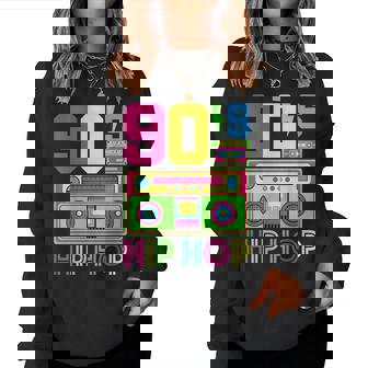 90S Retro Hip Hop Party Outfit Vintage 90S Hip Hop Women Sweatshirt | Seseable UK