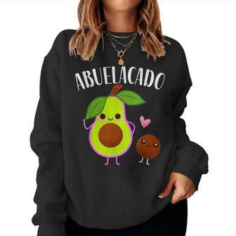 Abuelacado Spanish Grandma Avocado Baby Shower Women Sweatshirt - Monsterry CA