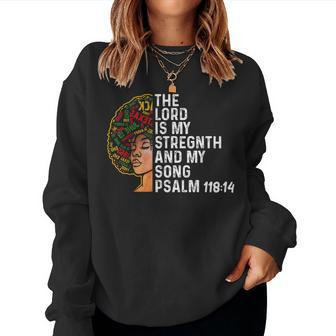 African American Christ Faith Jesus Black Women Women Sweatshirt - Thegiftio UK