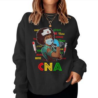 African American Nurse Black History Month Pride Black Women Women Sweatshirt - Monsterry CA